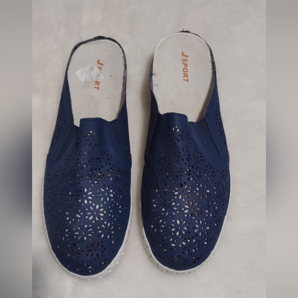 JSPORT Navy Slip-On Shoes